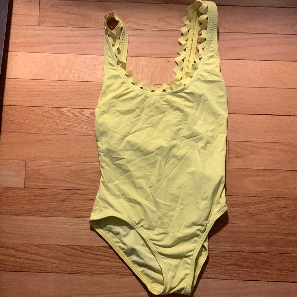 Karla Coletto bright yellow Ines bathing suit